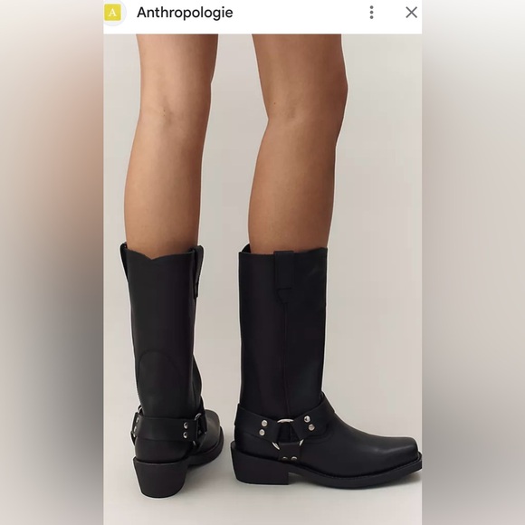 dingo Shoes - NWT Dingo 1969 Molly Harness Moto Black Leather Boots, Sz 11 women’s